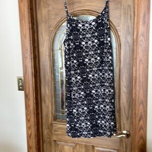 Gray, White and black dress from Ellos size 1X 22/24